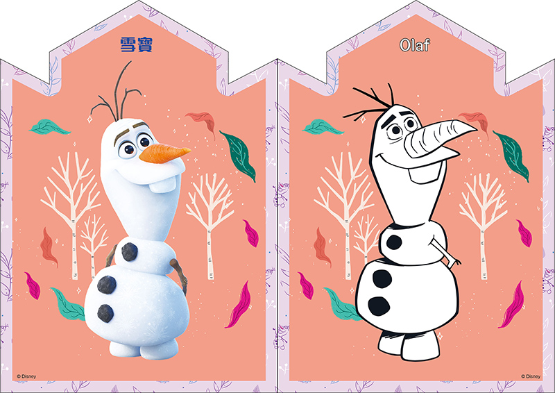 冰雪奇緣 小畫家造型貼畫